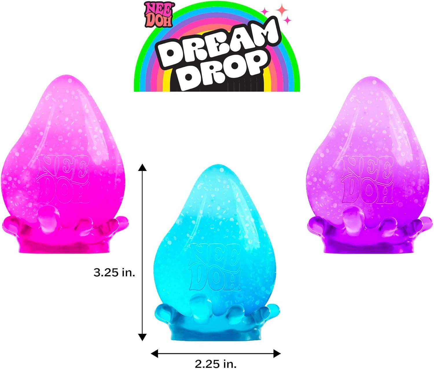 NeeDoh Dream Drop size chart thumbnail